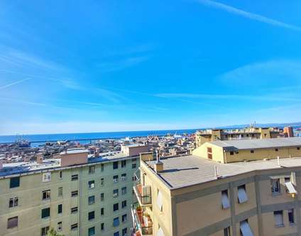 Appartamento Vendita Genova Via Tosa Sampierdarena 7 Vani Panoramico Vista Mare Soleggiato