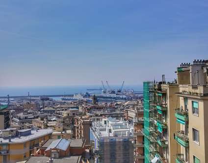 Appartamento Vendita Genova Corso Magellano Sampierdarena 7 Vani vista mare parcheggio condominiale