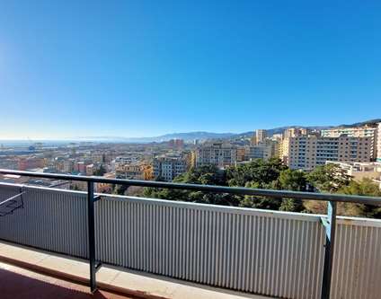 Appartamento Vendita Genova Via Botteri Sampierdarena 6 Vani Panoramici balconata