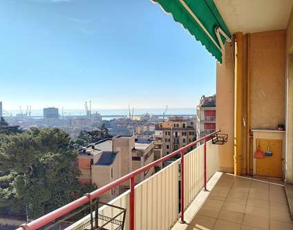 Appartamento Vendita Genova Corso Magellano Sampierdarena 7 Vani panoramici soleggiati vista mare